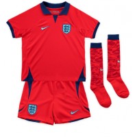 Dětský Fotbalový dres Anglie Harry Kane #9 MS 2022 Venkovní Krátký Rukáv (+ trenýrky)